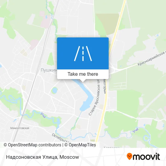 Надсоновская Улица map