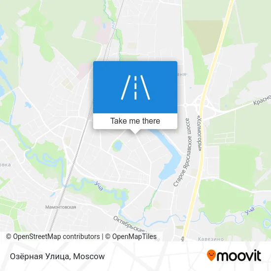 Озёрная Улица map