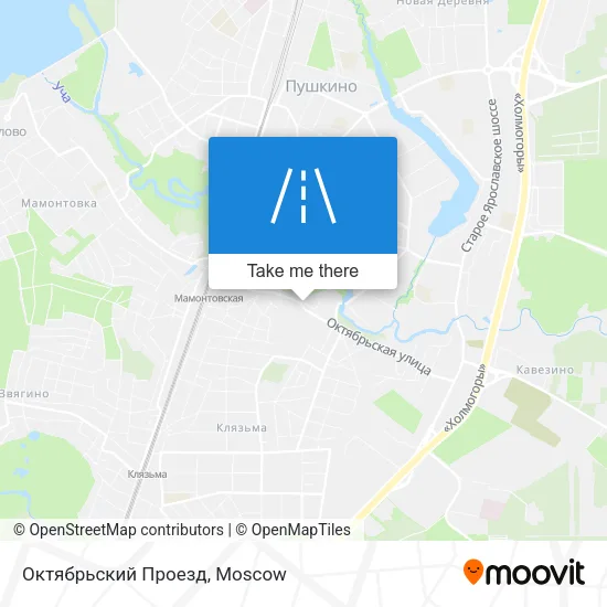 Октябрьский Проезд map