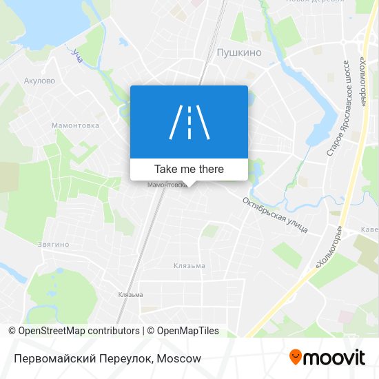 Первомайский Переулок map