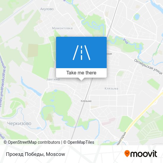 Проезд Победы map