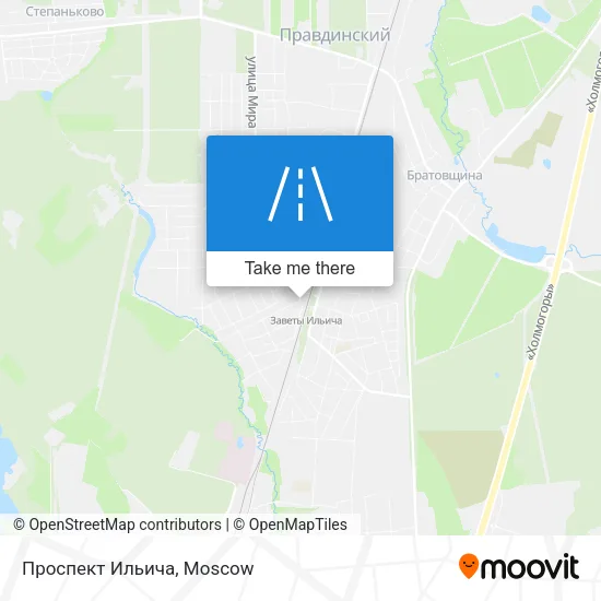 Проспект Ильича map