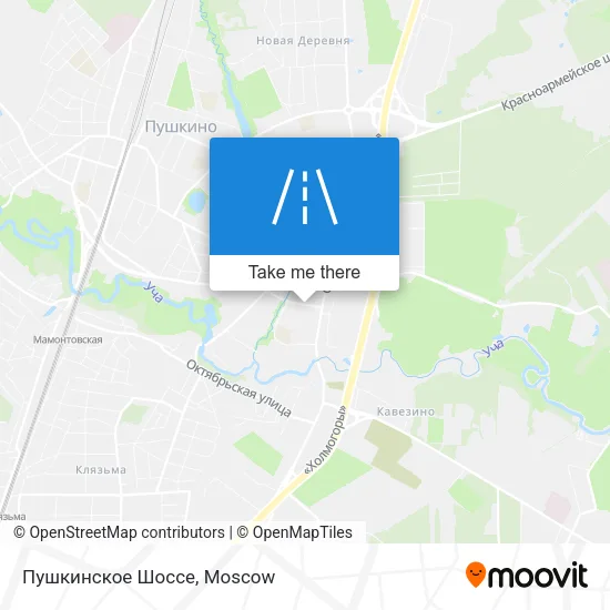 Пушкинское Шоссе map
