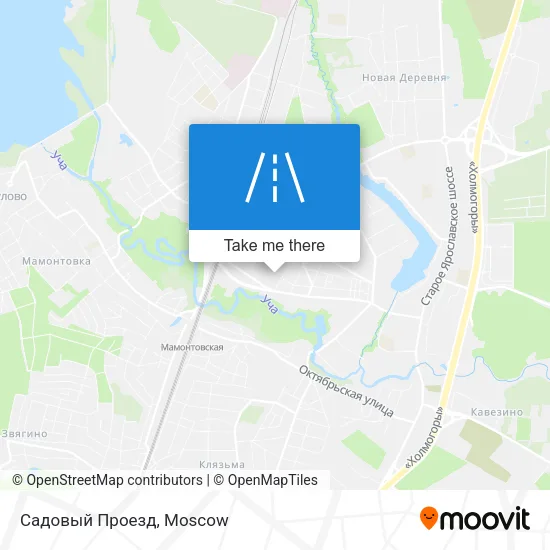 Садовый Проезд map