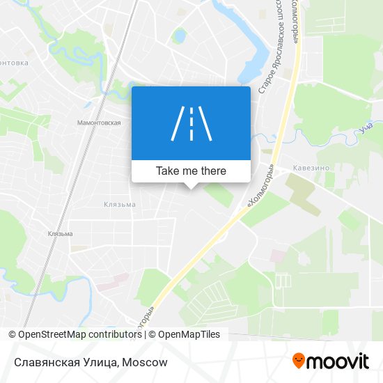Славянская Улица map
