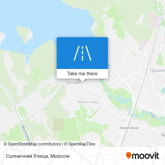 Солнечная Улица map