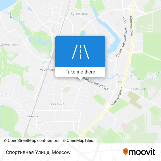 Спортивная Улица map