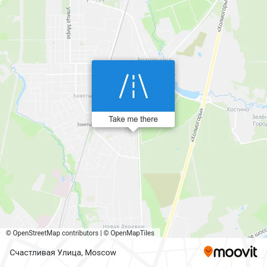 Счастливая Улица map