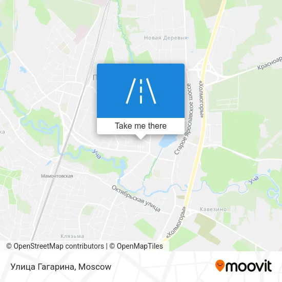 Улица Гагарина map