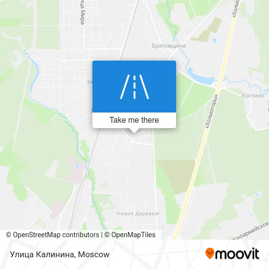 Улица Калинина map