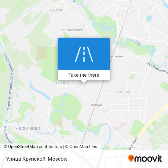 Улица Крупской map