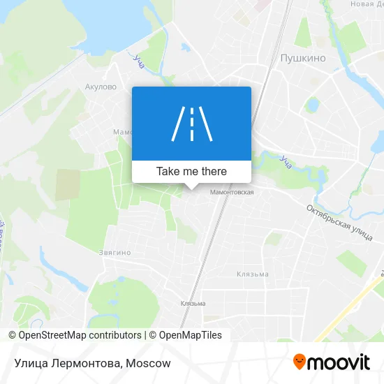 Улица Лермонтова map