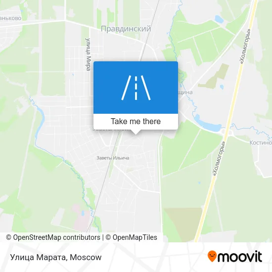 Улица Марата map