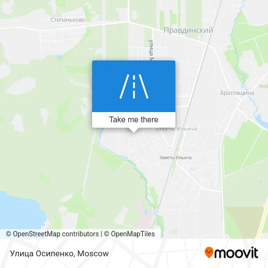 Улица Осипенко map