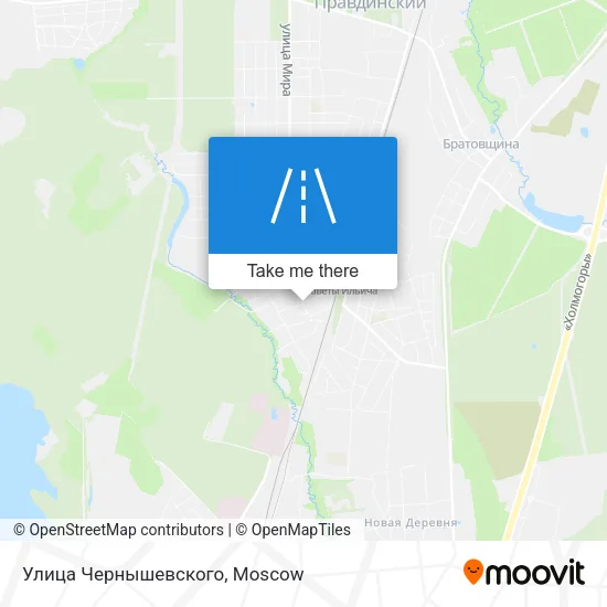 Улица Чернышевского map
