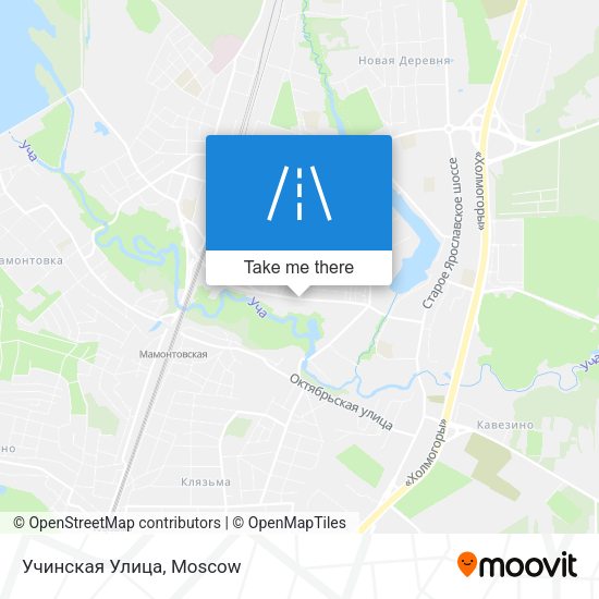 Учинская Улица map