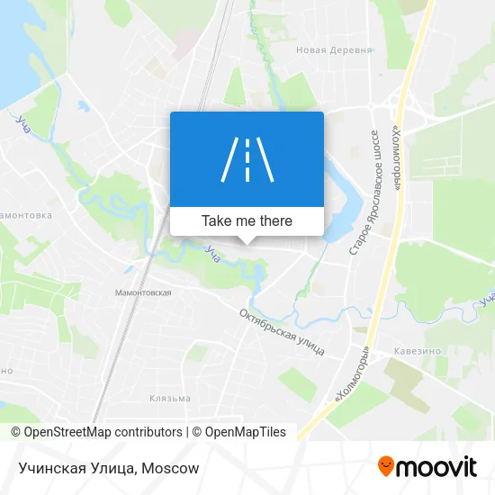 Учинская Улица map