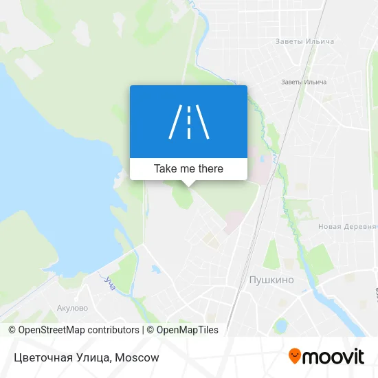 Цветочная Улица map