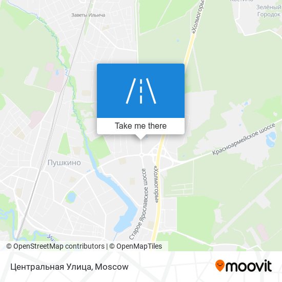 Центральная Улица map