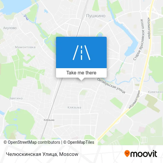 Челюскинская Улица map