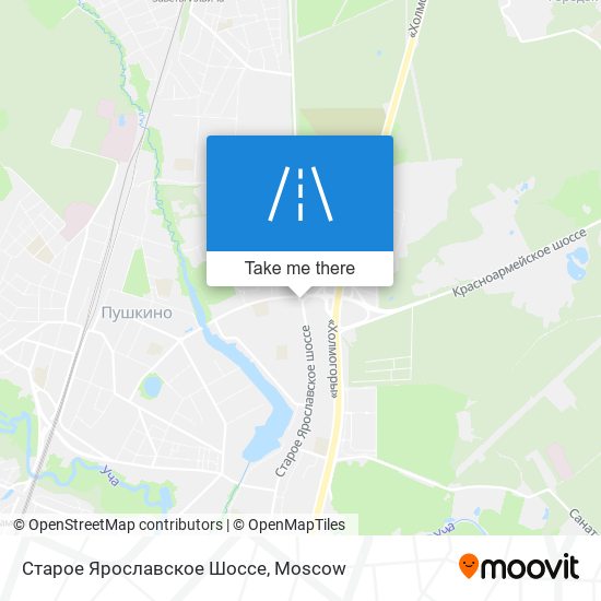 Старое Ярославское Шоссе map