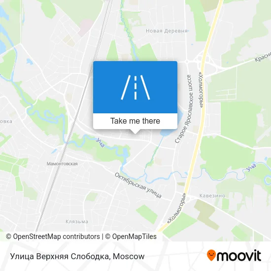 Улица Верхняя Слободка map