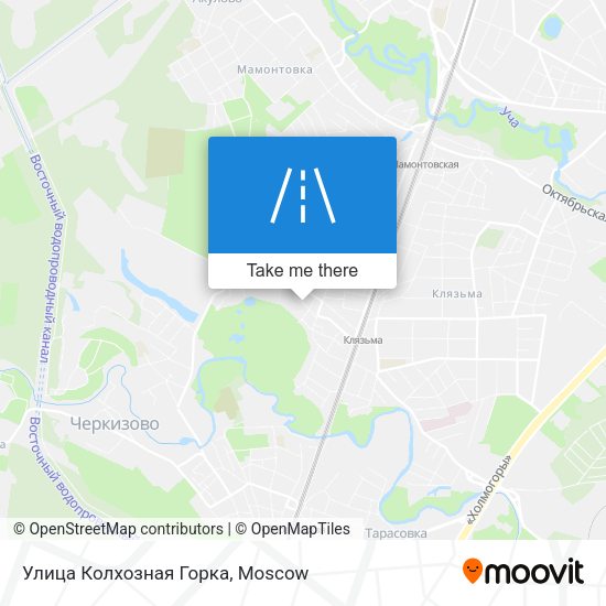 Улица Колхозная Горка map