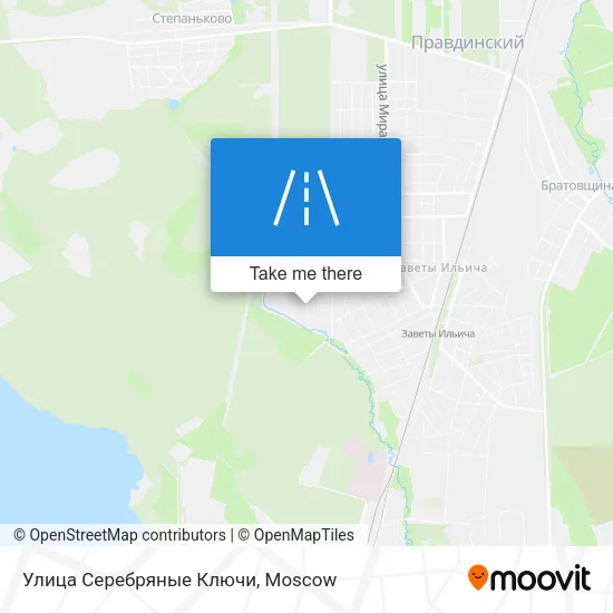 Улица Серебряные Ключи map