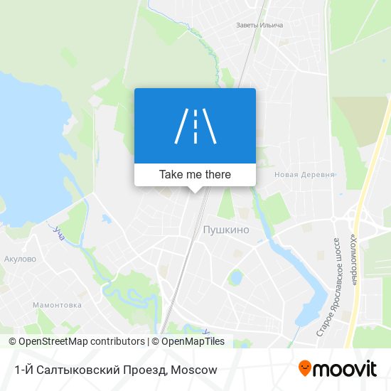 1-Й Салтыковский Проезд map