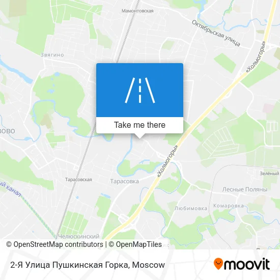 2-Я Улица Пушкинская Горка map