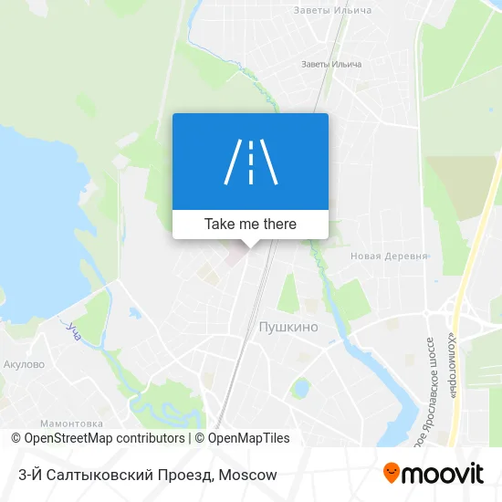 3-Й Салтыковский Проезд map