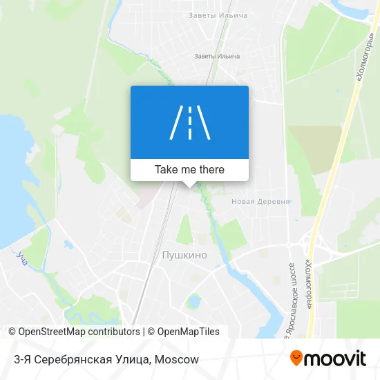 3-Я Серебрянская Улица map