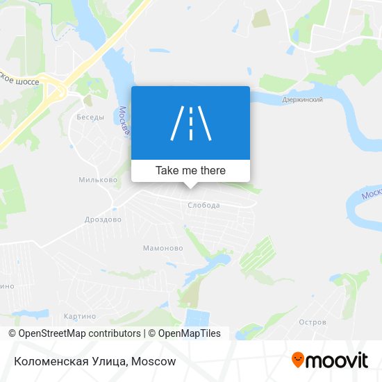 Коломенская Улица map