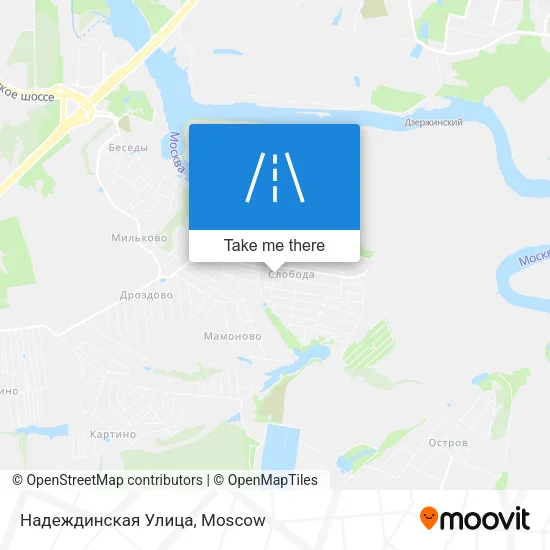 Надеждинская Улица map