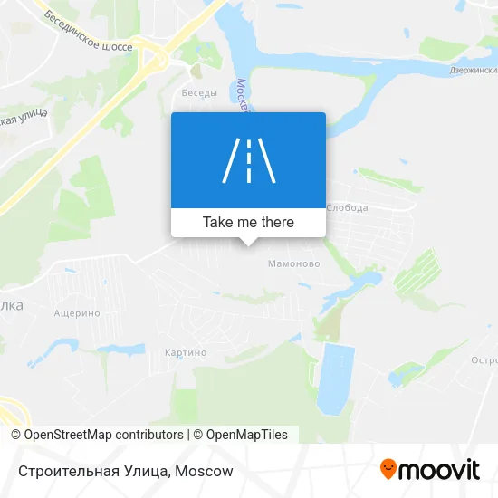 Строительная Улица map