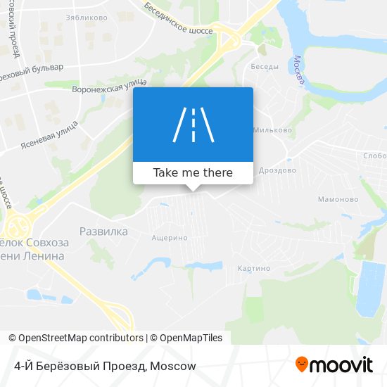 4-Й Берёзовый Проезд map