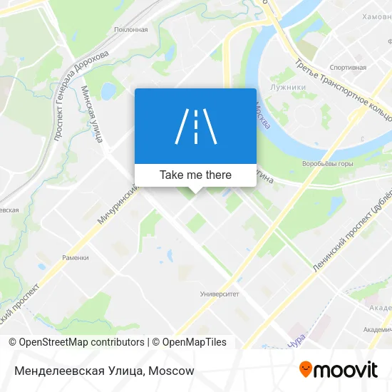 Менделеевская Улица map