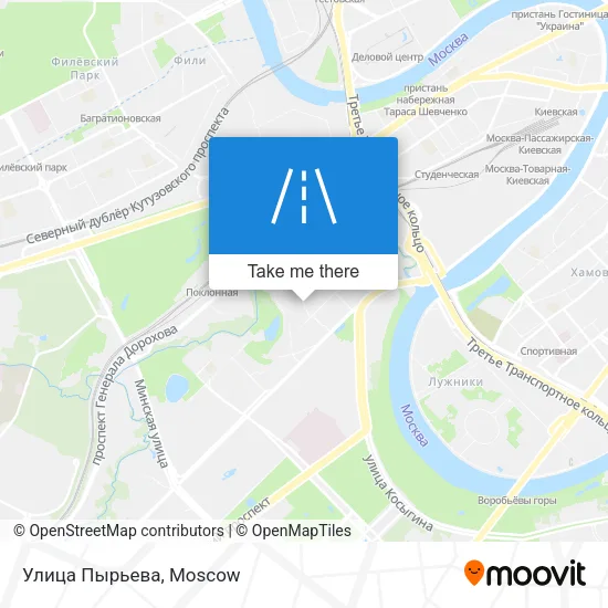 Улица Пырьева map