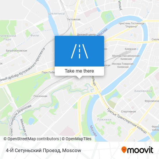 4-Й Сетуньский Проезд map