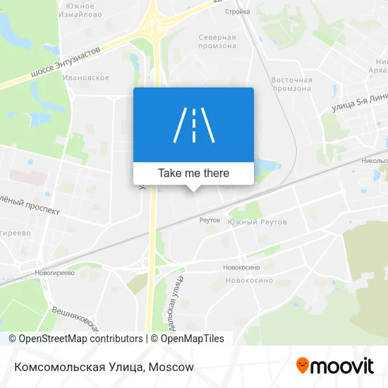 Комсомольская Улица map