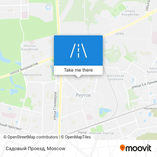 Садовый Проезд map