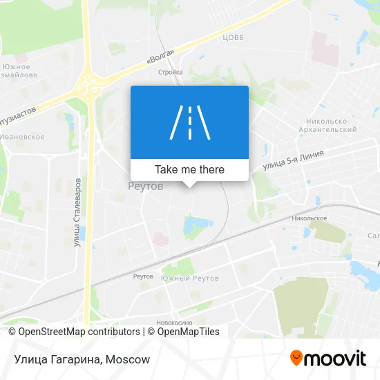 Улица Гагарина map