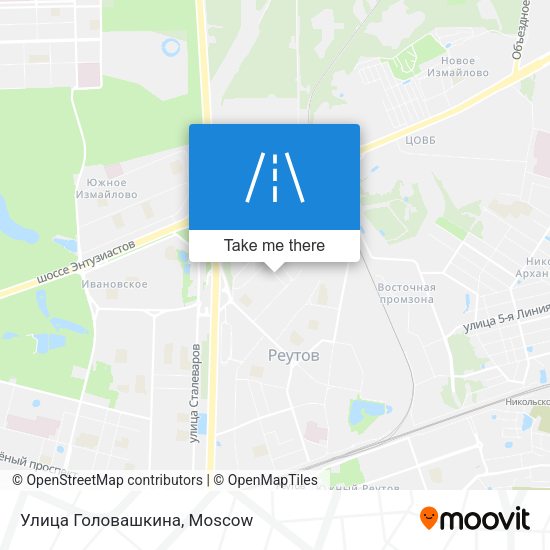 Улица Головашкина map