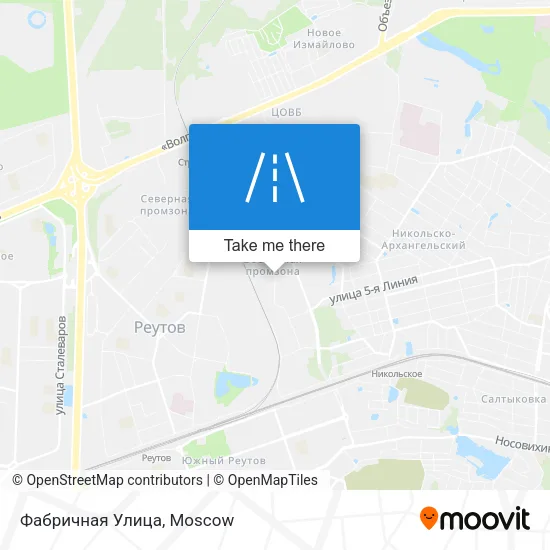 Фабричная Улица map