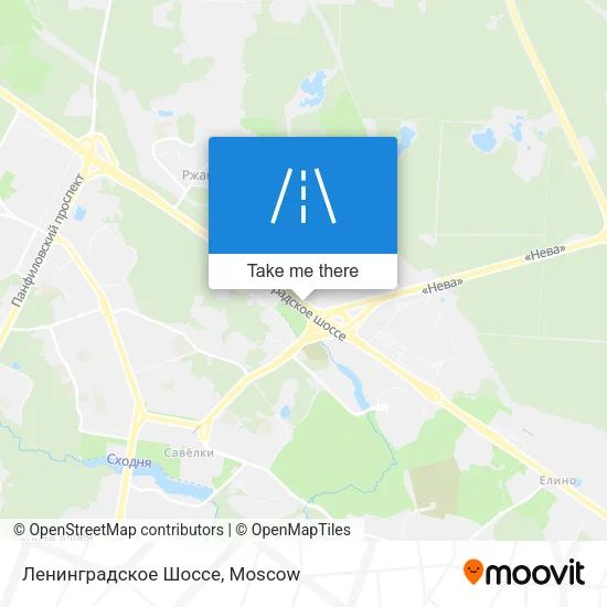 Ленинградское Шоссе map