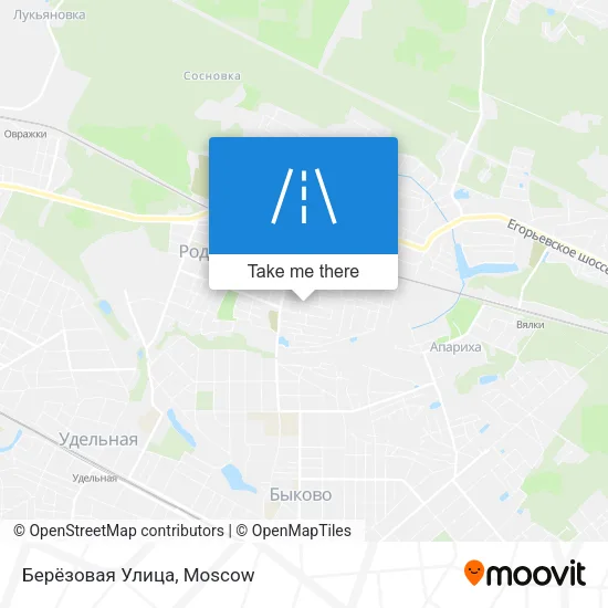 Берёзовая Улица map