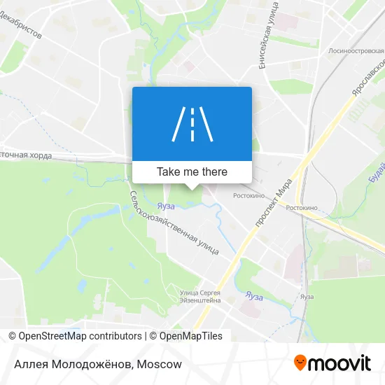 Аллея Молодожёнов map