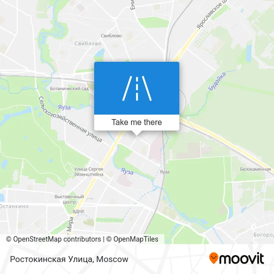 Ростокинская Улица map