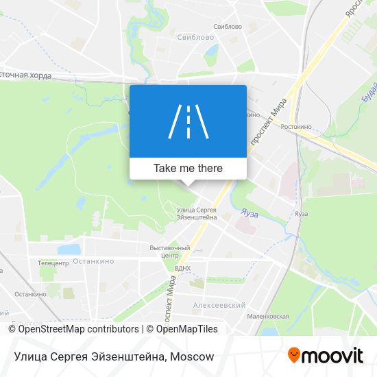 Улица Сергея Эйзенштейна map