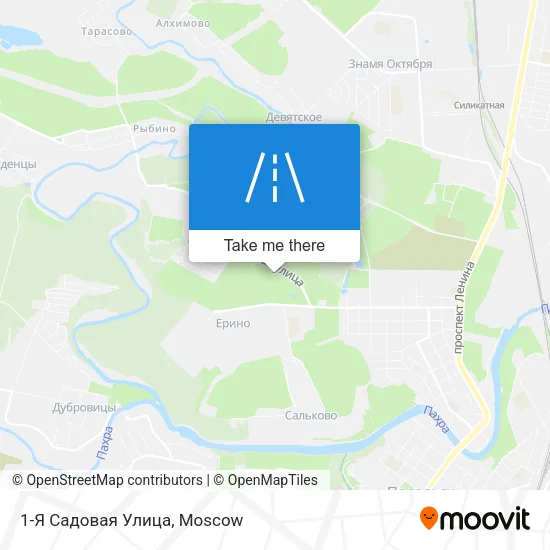 1-Я Садовая Улица map